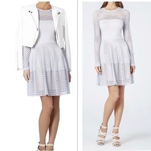 BCBGMaxazria dress with nude lining!